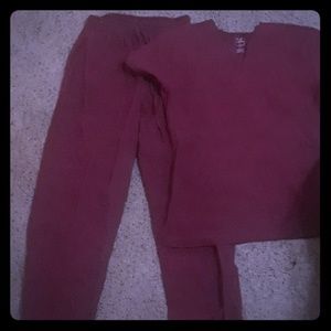 Burgundy Scrubs